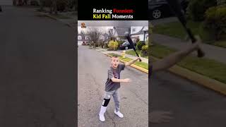 Ranking Kid Falls That Went Wrong 💀 #funny #fails #shorts