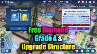 Meta World My City Free Diamond Grade A & Upgrade Structure