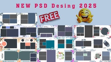 🔥 NEW 2025 WEDDING ALBUM PSD FREE DOWNLOAD | 12x36 PHOTO BOOK SHEETS 