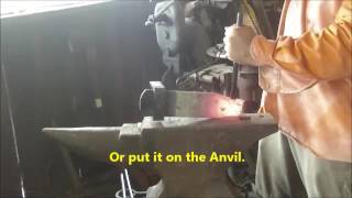 How to blacksmith a post apocalyptic survival axe.
