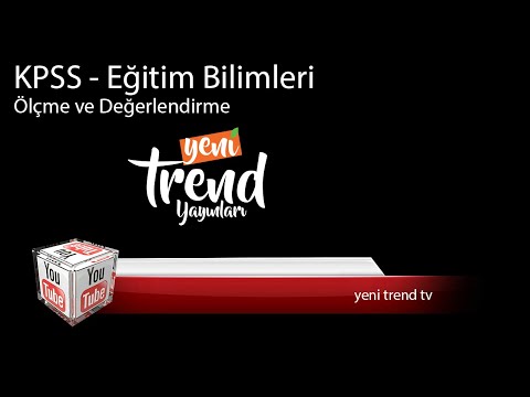 18 KPSS EĞİTİM BİLİMLERİ ÖLÇME VE DEĞERLENDİRME Geleneksel Ölçme Araçları