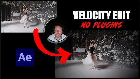 Velocity Edit in After Effects 2023 Without Plugins Tutorial