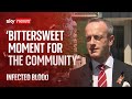 Infected blood: &#39;Bittersweet moment for community&#39;, says charity chair