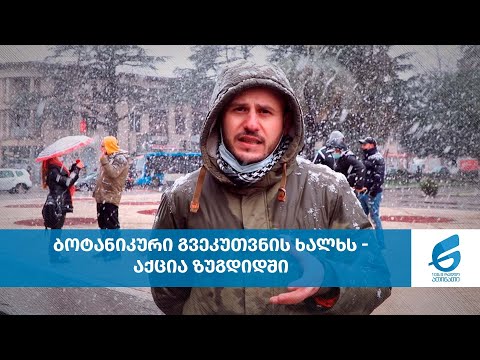 ბოტანიკური გვეკუთვნის ხალხს - აქცია ზუგდიდში