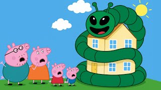 Peppa And The Balloon Blowing Contest   Peppa Pig Funny Animation