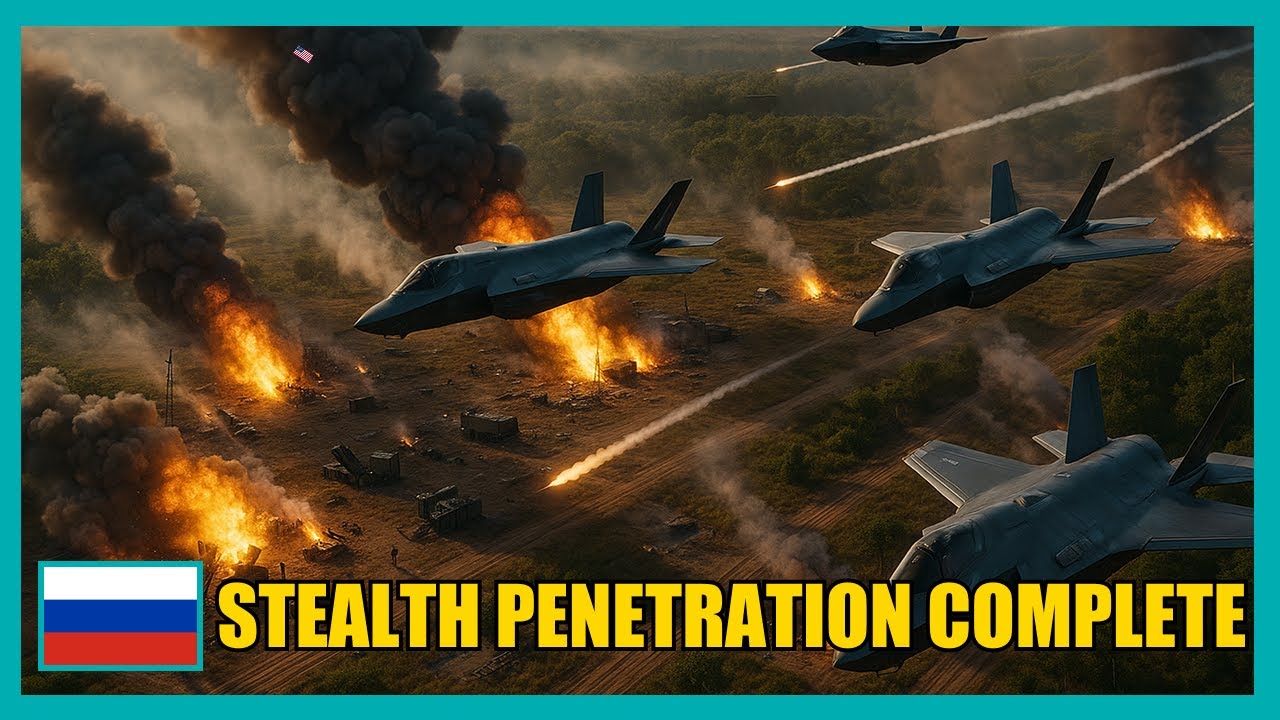8 F-35 Stealth Fighters Destroy Entire Russian S-400 Network in 12 Minutes