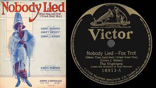 Nobody Lied (Virginians 1922)