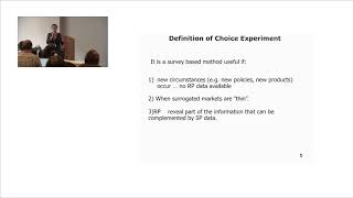 Stated Preference Methods Choice Modelling and Benefit Transfer:   Silvia Ferrini