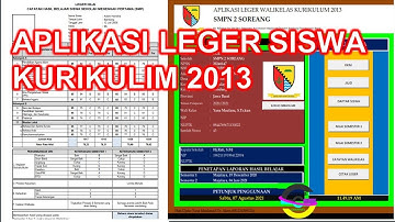 GRATIS.. APLIKASI LEGER KURIKULUM 2013 |SMP|