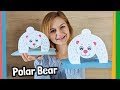 How to make Polar Bear Paper Craft With Kids