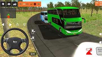 2025 new coach bus simulator 💥 || indonesia bus simulator part-82 #bus #game #simulator #comman