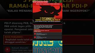 PDI-P Dikeroyok 5 Partai Sekaligus?! Ini Kata Pengamat #PDIP #PolitikRI