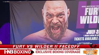 Tyson Fury vs Deontay Wilder II Faceoff | #HNBBoxing