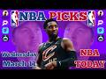 My 3 Best NBA Picks Today | Wednesday March 11 | Player Props, Bets, and Predictions