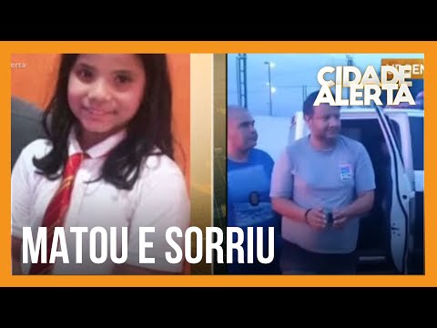 Caso Luiza: pai que matou a criança de 9 anos é preso e sorri