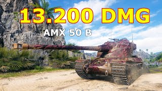 World of Tanks AMX 50 B - 4 Kills 13,2K Damage