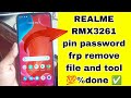 REALME C21Y PATTERN LOCK REMOVE RMX 3261 HARD RESET PIN PASSWORD realme c21y frp remove 💯%done
