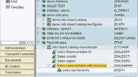 SAP BI  How to create hierarchies Part3