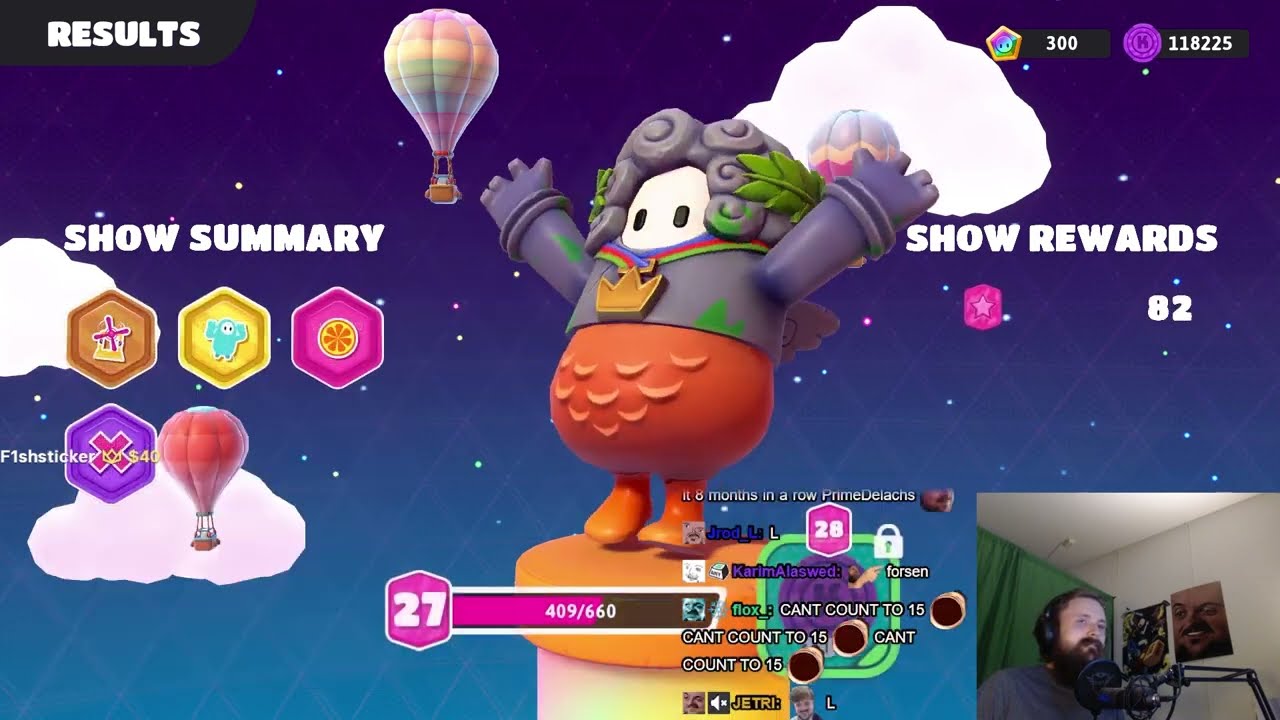 Forsen plays Fall Guys! - 1/8/2022 (with Chat)