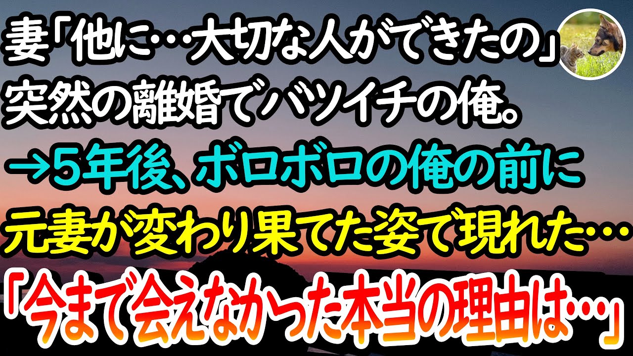 【感動する話】妻「どうしても別れたいの」突然の離婚でバツイチの俺。数年後、身も心もボロボロになり一人で息子を育てる俺の前に、元妻が変わり果てた姿で現れた…【泣ける話】