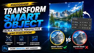 Photoshop Smart Object Tutorial | Image Quality Kabhi Pixelate Nahi Hogi! 🔥#photoshoptutorial