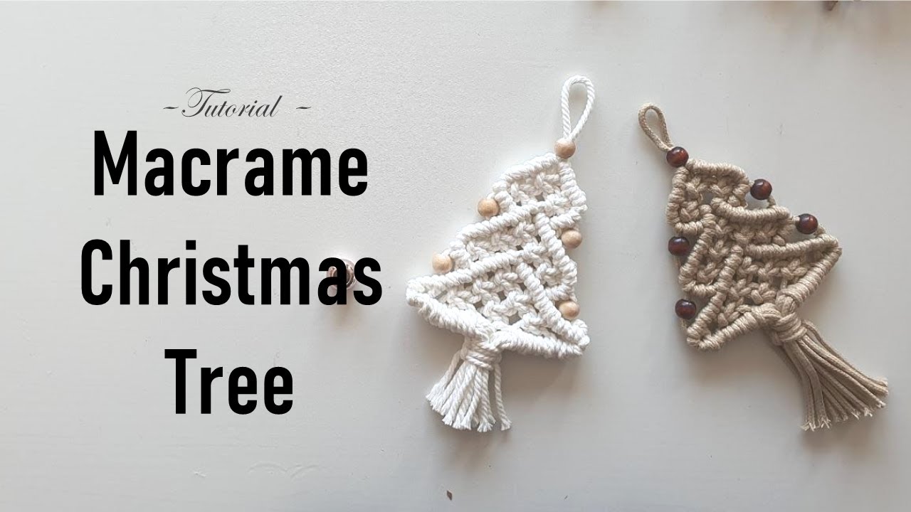 [etc]🎄Macrame Christmas Tree | 마크라메 크리스마스 트리