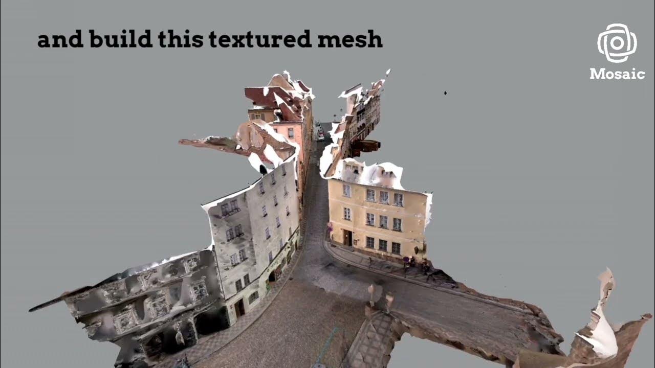 3D Model Dataset collected in 48 sec by Mosaic X 360 camera [100
