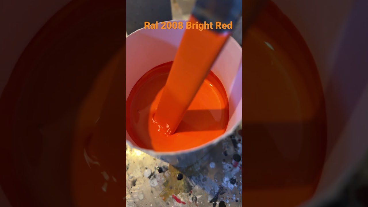 Ral 2008 bright red made to order!! 