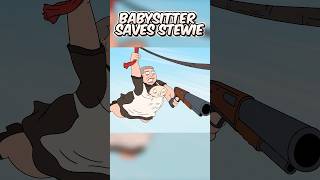 Stewie Got Saved By His Babysitter #shorts #familyguy #petergriffin