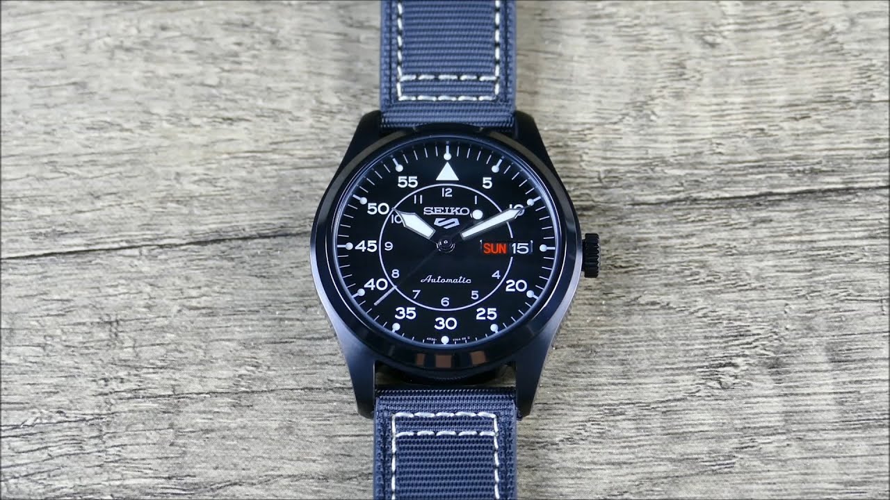 On the Wrist, from off the Cuff: Seiko 5 Sports – SRPH25 'Flieger', Top Gun  Inspired Strap Pairing - YouTube