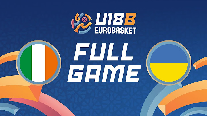 Group Phase | Ireland v Ukraine | Full Basketball Game | FIBA U18 EuroBasket 2024 Division B