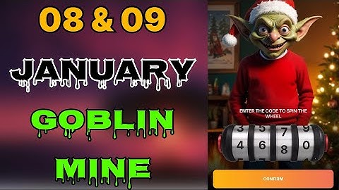 Goblin mine game code 08 January | Goblin Mine Game gift bags Code | Goblin Mine Game Daily Code |