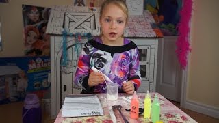 HOW TO MAKE SLIME DISCOVERY KIDS GLOWING SCIENCE WITH ANASTACIA PART 2