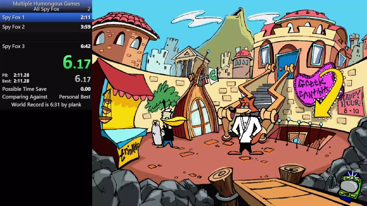 All Spy Fox Any% Speedrun in 6m07s [WR]