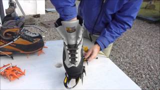 Fitting Grivel 'New Matic' Crampons to Climbing Boots screenshot 1