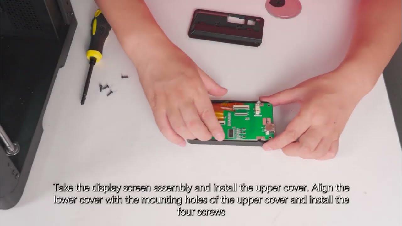 Flashforge adventurer 5m installing the screen youtube