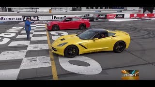 Charger SRT Hellcat vs Base C7 Corvette Stingray!! - Turn 1