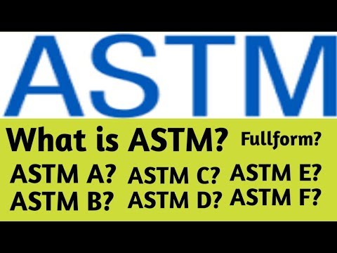 ASTM | What is ASTM | ASTM Full Form | ASTM Stands for | America Society for testing Material | ASTM