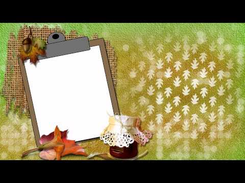ФУТАЖ ОСЕННИЙ ФОН