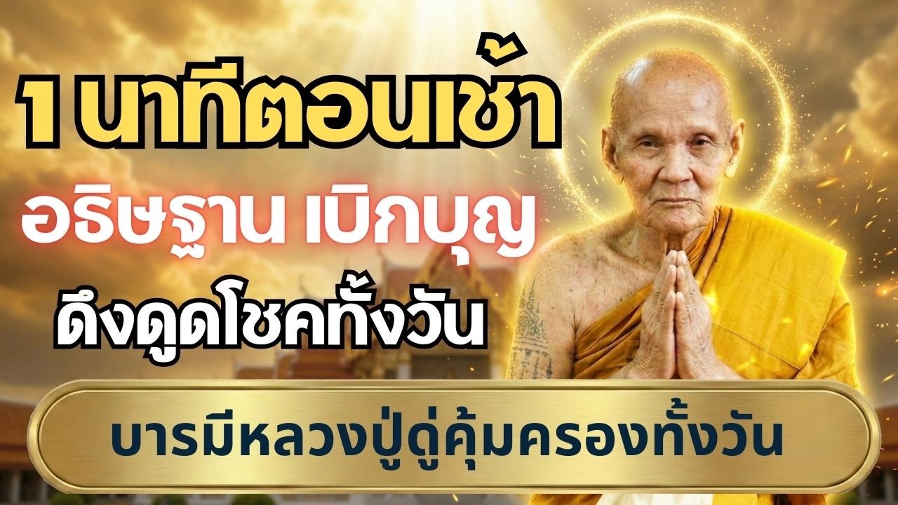 ทำสิ่งนี้ 1 นาทีบนเตียง เบิกบุญมาใช้ ดึงดูดโชคลาภตลอดวัน เคล็ดลับหลวงปู่ดู่ #แก้กรรม #ธรรมะสอนใจ