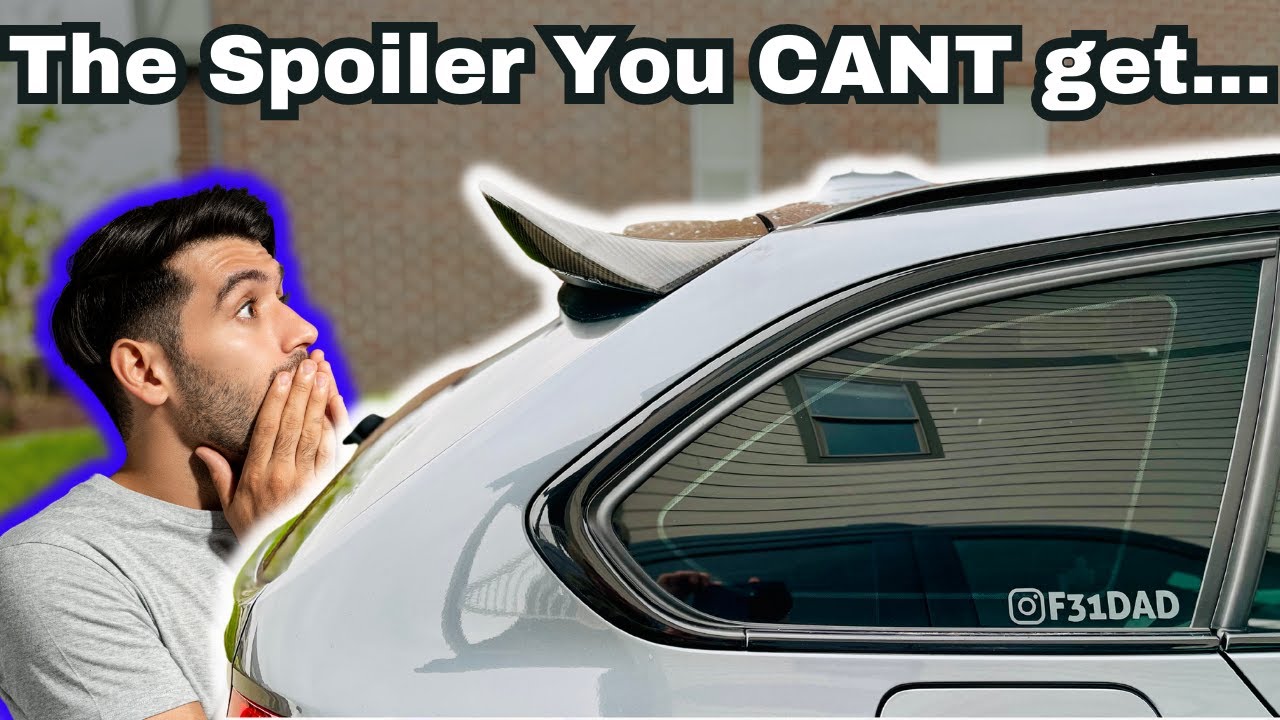 How To Remove F31 Spoiler…The New Spoiler Is Nuts!🥜🤤