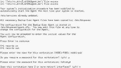 Veritas for Linux Setup Agent