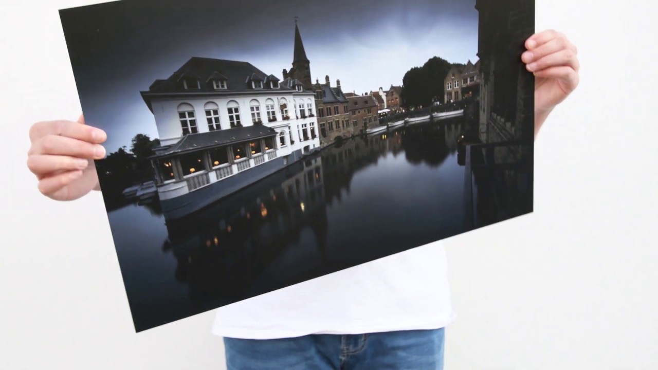 Présentation du support photo Alu Dibond®