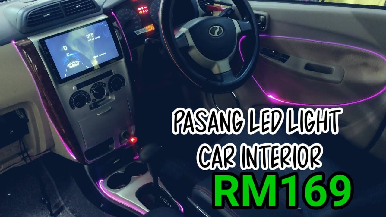 PASANG LED LIGHT CAR DEKAT INTRIOR VIVA !!! | RM169 | LED LIGHT CAR | PROJECT VIVA | PART 12