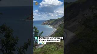 Pantai Ini Simpan Jejak Kiamat Dinosaurus! 😱 #shorts #faktaunik #geologi #facts #faktadunia #alam