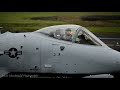 MILITARY AWESOMENESS A-10c Thunderbolt II Jets on departure day at Prestwick Airport, Scotland