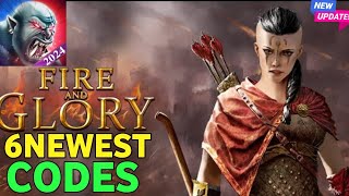DON'T MISS🎁FIRE&GLORY BLOOD WAR NEW GIFT CODES 2024 | FIRE AND GLORY BLOOD WAR CODES screenshot 2