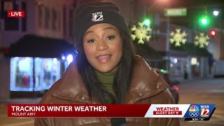 WXII 12's Erin Burnett gives a live update with the latest from NCDOT from Mount Airy at 6:30 a.m.