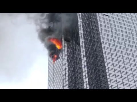 Trump Tower fire: One dead, four New York City firefighters hurt