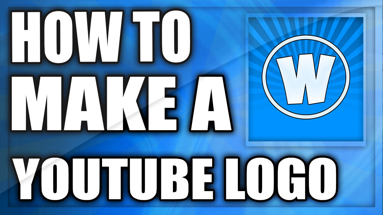 How To Make a Simple Logo/Profile Picture for Youtube 2015